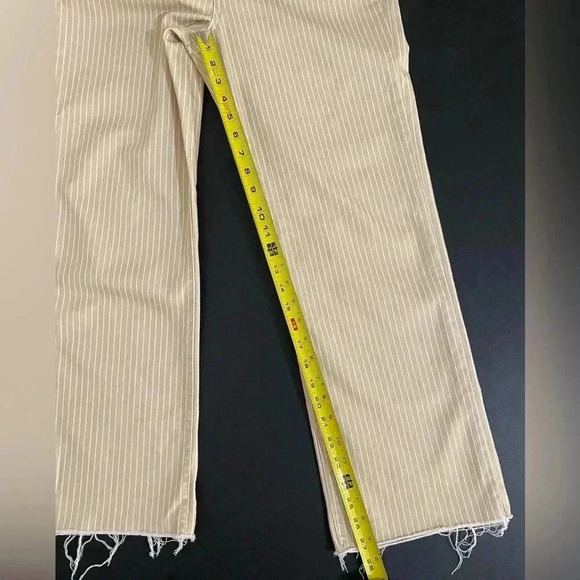 Frame Le Jane Straight Leg Jeans Cream Tan - Picture 7 of 15